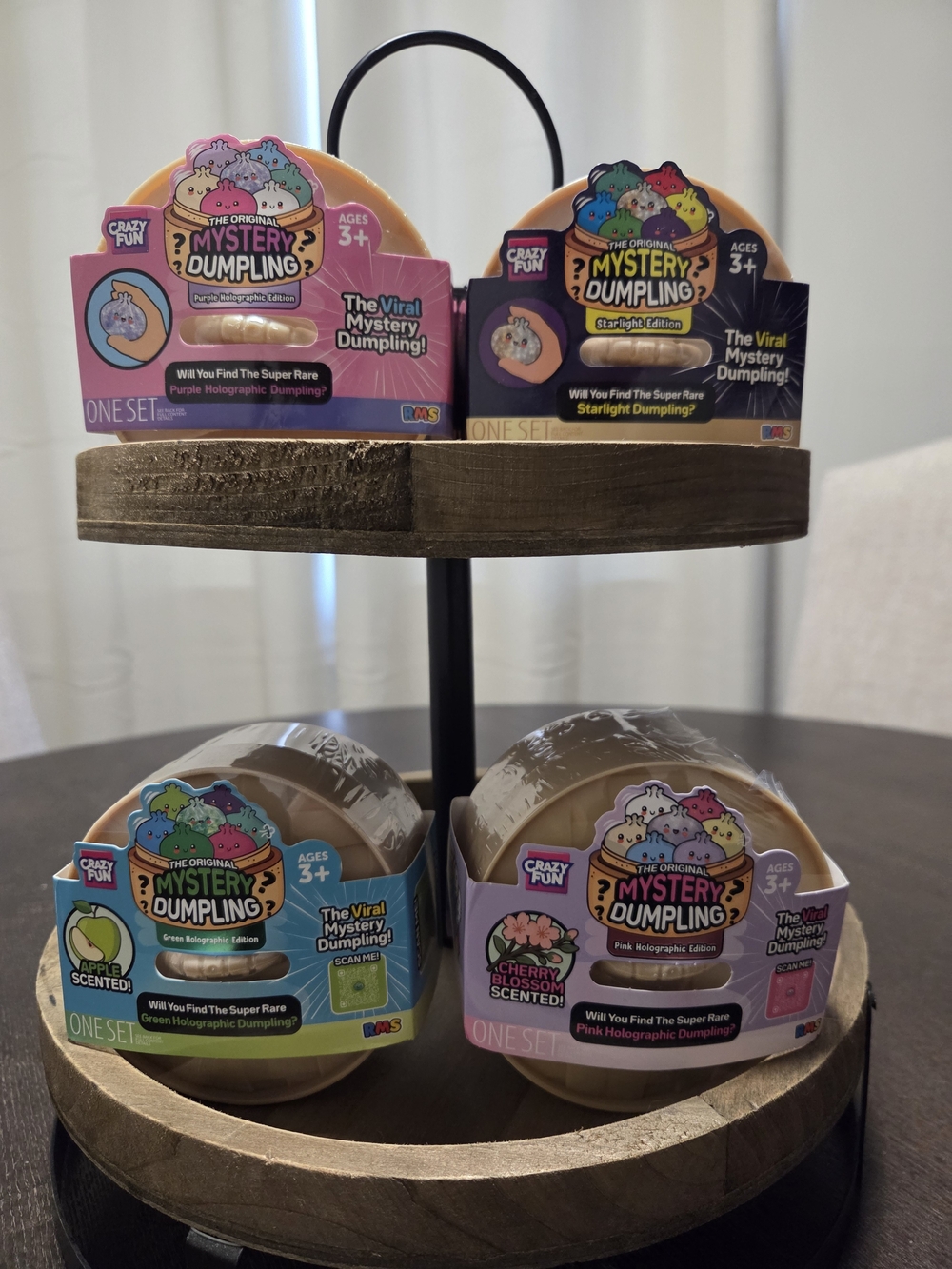 RMS Crazy Fun 4pack Mystery Dumpling Squishy Bundle - Sealed Packages.